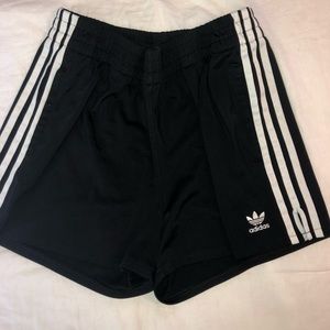 High-Waisted Adidas Shorts
